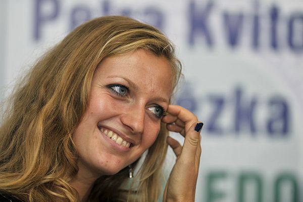 Tenistka Petra Kvitová. Tenistka Petra Kvitová.