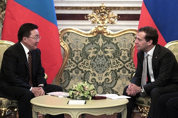 O těžbě černého uhlí v Mongolsku jednali ruský a mongolský prezident.