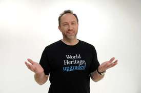 Zakladatel Wikipedie Jimmy Wales.