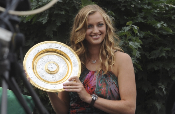 Wimbledonská vítězka Petra Kvitová.