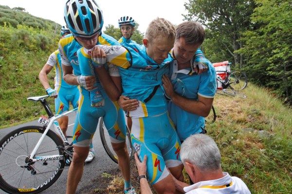Vinokurov na Tour skončil.