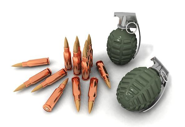 Na základně explodovala uskladněná  munice (ilustrace).
