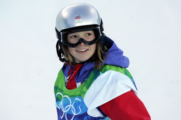 Talentovaná česká snowboardistka Šárka Pančochová.