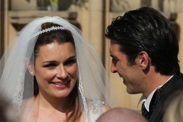 Buffon a Šeredová, manželé. 