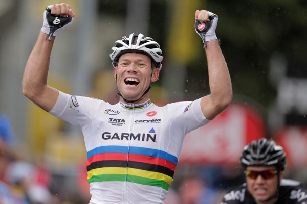Norský cyklista Thor Hushovd. Norský cyklista Thor Hushovd.