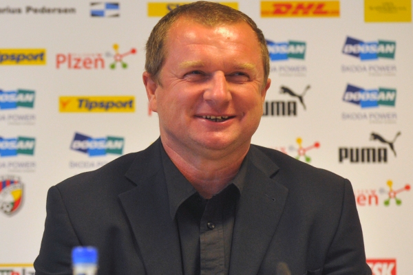 Trenér Plzně Pavel Vrba má důvod k úsměvu.
