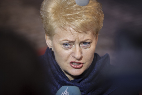 Litevská prezidentka Dalia Grybauskaitéová.