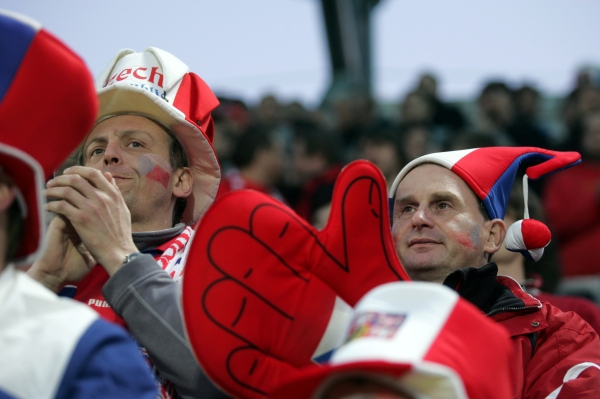 Fanoušci české reprezentace.