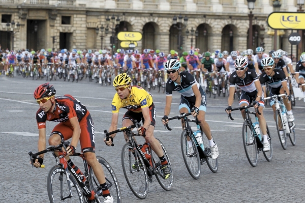 Momentka z letošní Tour de France.