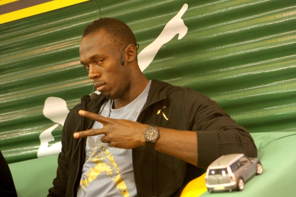 Sprinter Usain Bolt pověstnou suverenitu zatím hledá. 