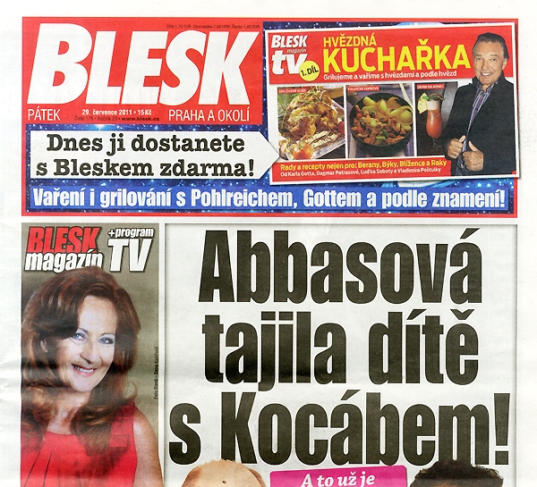 Blesk mění vedení (ilustrační foto).