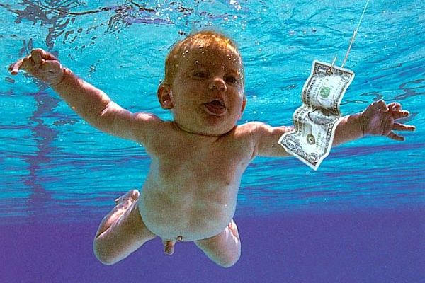 Nevermind - slavný obal desky.