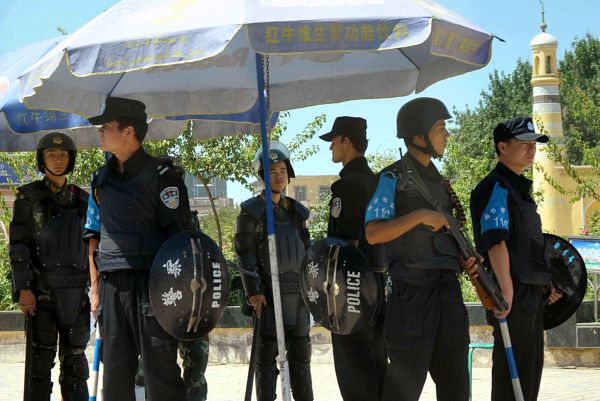 Policie v Kašgaru má pohotovost.