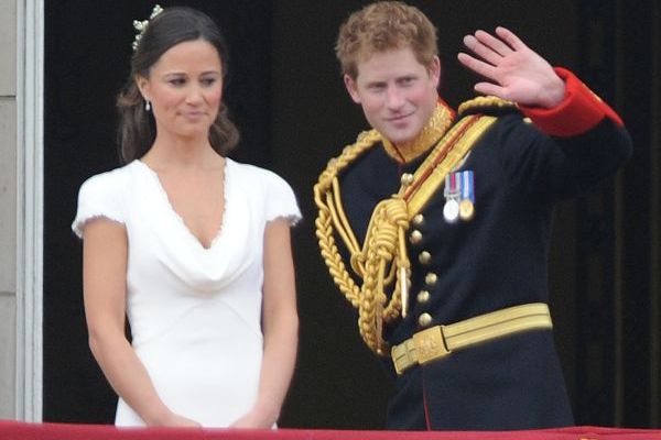 Pippa Middletonová s princem Harrym.