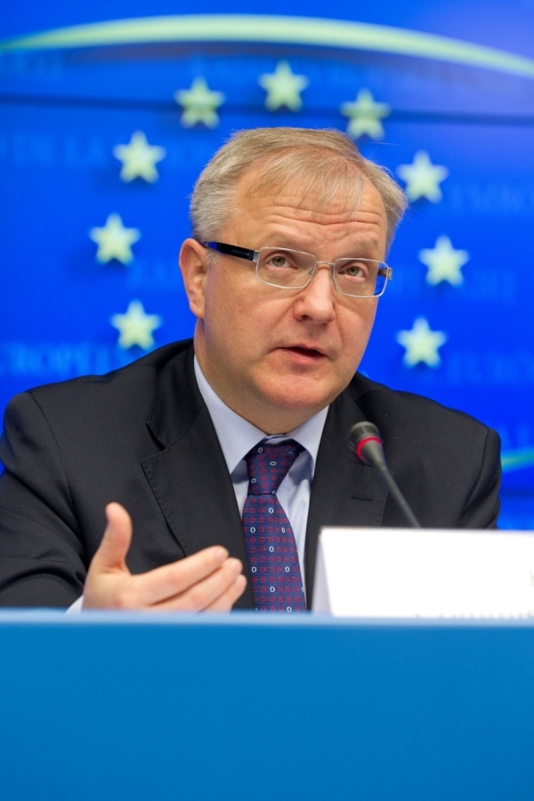Olli Rehn, evropský komisař pro ekonomiku a měnu.