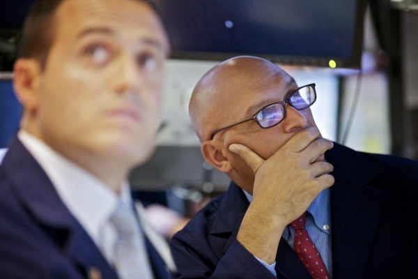 Makléři na Wall Street.