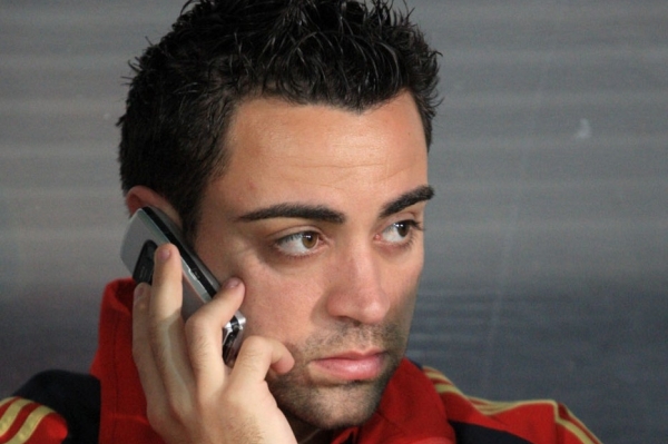 Opora Barcelony Xavi. Opora Barcelony Xavi.