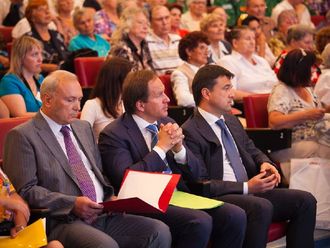 Předvolební shromáždění Jednotného Ruska v Krasnodarsku.