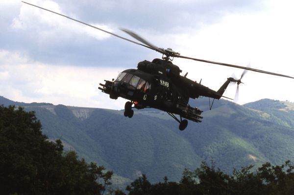 Mi-17 ve výzbroji ruské armády.