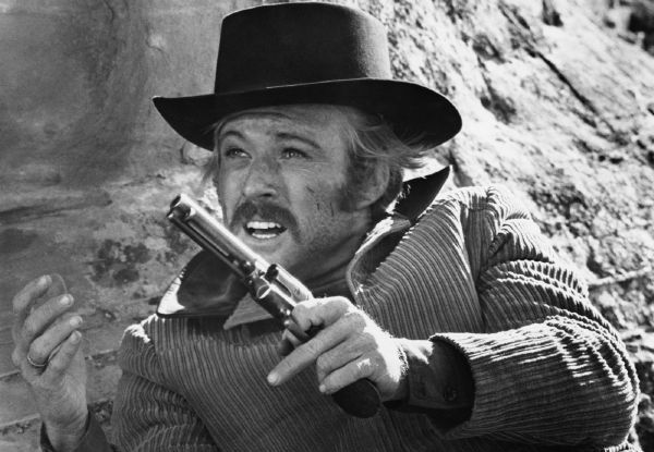 Robert Redford ve filmu Butch Cassidy a Sundance Kid.