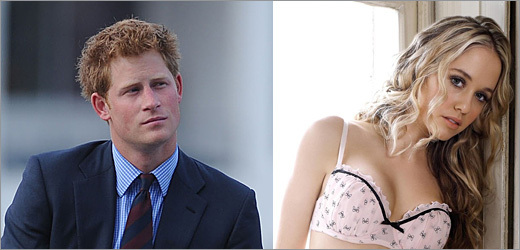 Princ Harry a modelka Florence Brudenell-Bruceová.