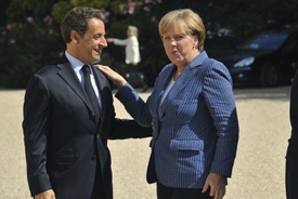 Nicolas Sarkozy a Angela Merkelová jednali o možné podobě budoucí eurozóny.