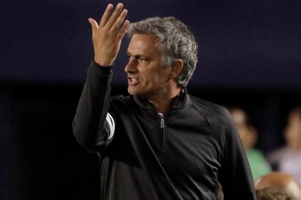 José Mourinho během španělského Superpoháru.
