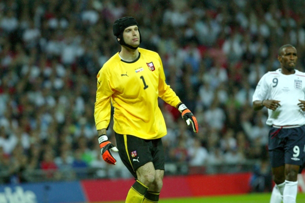 Reprezentační gólman Petr Čech.