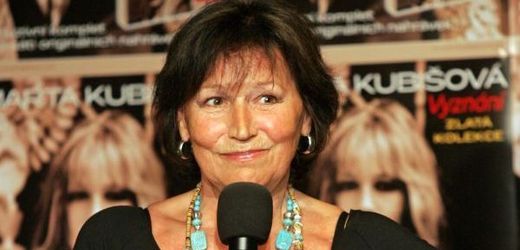 Zpěvačka Marta Kubišová.