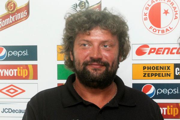 Majitel Slavie Aleš Řebíček. Majitel Slavie Aleš Řebíček.