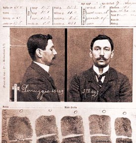 Vincento Peruggia, jenž ukradl Monu Lisu.  
