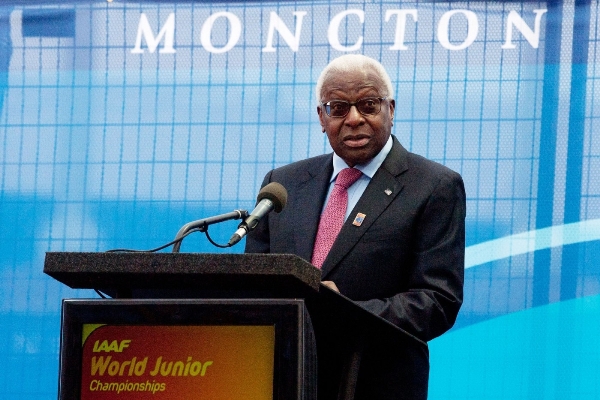Znovuzvolený šéf IAAF Lamine Diack.