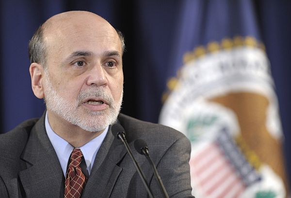 Šéf Fedu Ben Bernanke.