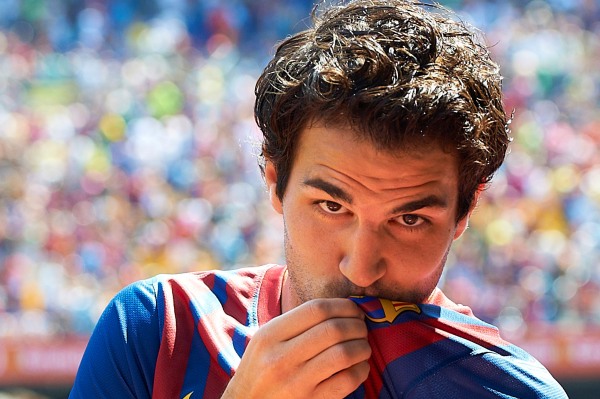 Cesc Fabregas vstřelil svůj první gól za Barcelonu. Cesc Fabregas vstřelil svůj první gól za Barcelonu.