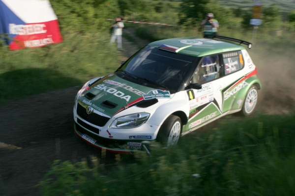 Jan Kopecká s fabií S2000.