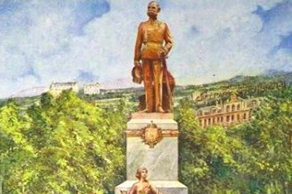 Pomník císaře Františka Josefa I. v Karlových Varech. Pomník císaře Františka Josefa I. v Karlových Varech.