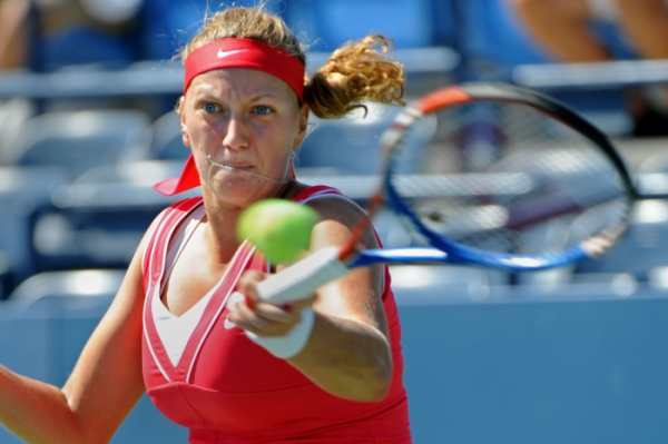 Petra Kvitová v prvním kole US Open. Petra Kvitová v prvním kole US Open.