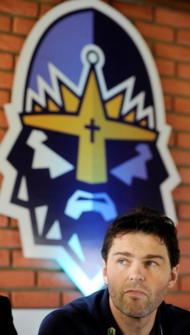 Jaromír Jágr pod novým znakem Kladna.