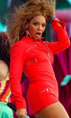 Zpěvačka Beyoncé.