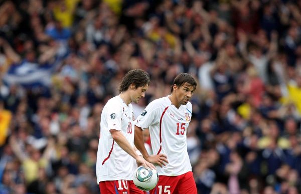 Milan Baroš a Tomáš Rosický. Hvězdy, které hrají různě.
