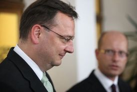 Petr Nečas a Bohuslav Sobotka.