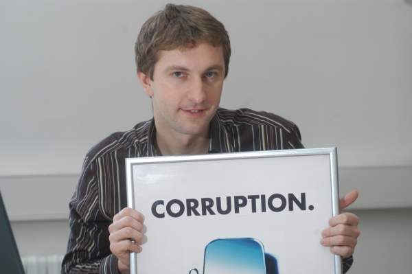 David Ondračka z Transparency International. David Ondračka z Transparency International.