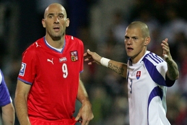 Jan Koller odehrál poslední utkání v reprezentaci před dvěma lety proti Slovensku.