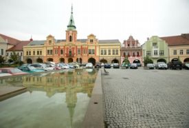 Historické centrum Mělníka. 