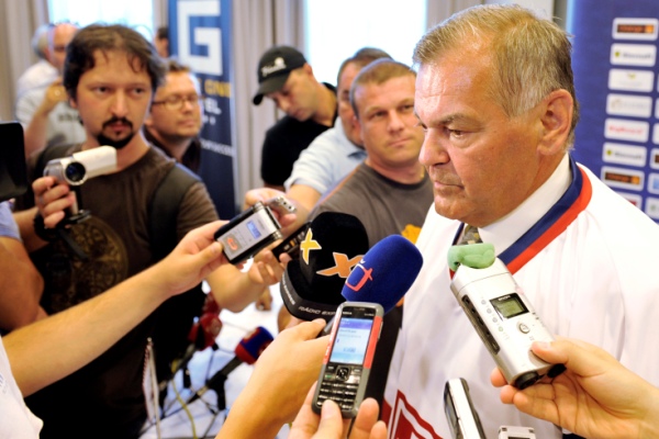 Hokejový trenér Vladimír Vůjtek starší.