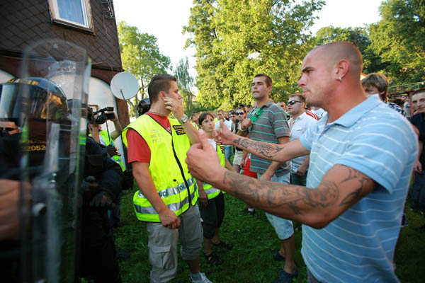 Demonstrace v Rumburku 26. srpna.