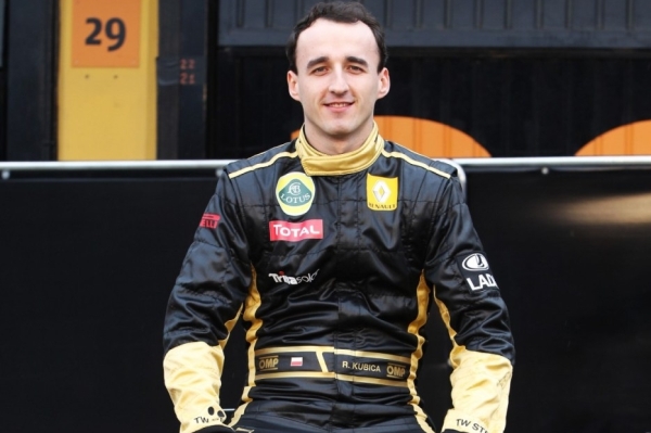 Jezdec Renaultu Robert Kubica.
