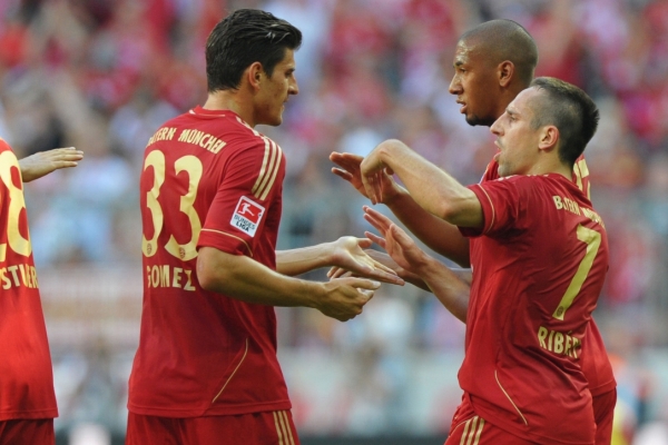 Fotbalisté Bayernu vyhráli 7:0. Fotbalisté Bayernu vyhráli 7:0.