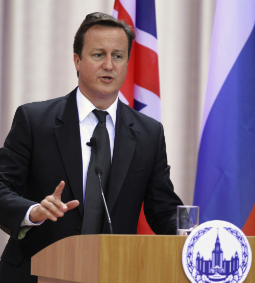 "V oblastech, kde se neshodujeme, musíme být upřímní," prohlásil Cameron v Moskvě. 