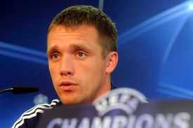 Trenér fotbalistů BATE Borisov Viktor Gončarenko.